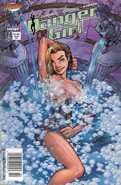Cover for Danger Girl (Image, 1998 series) #2 [Newsstand]