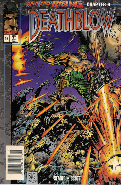 Cover for Deathblow (Image, 1993 series) #16 [Newsstand]