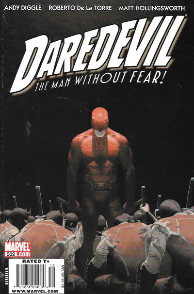 Cover for Daredevil (Marvel, 1998 series) #502 [Newsstand]