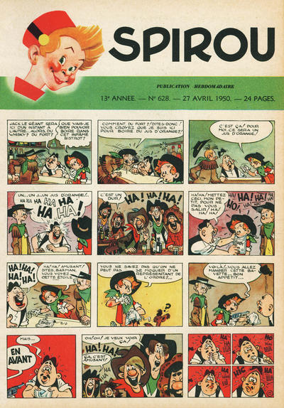 Cover for Spirou (Dupuis, 1947 series) #628