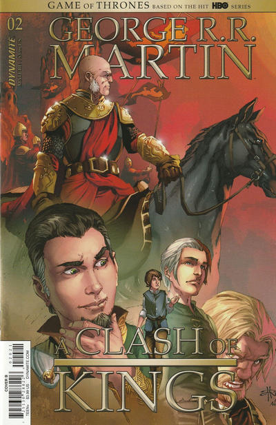 Cover for George R.R. Martin's A Clash of Kings (Dynamite Entertainment, 2020 series) #2 [Cover B Mel Rubi]