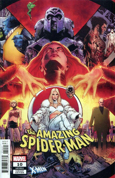 Cover for Amazing Spider-Man (Marvel, 2018 series) #10 (811) [Variant Edition - Uncanny X-Men - Phil Jimenez Cover]