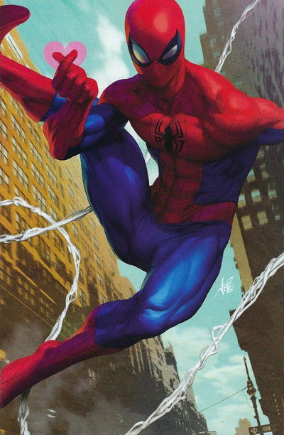 Cover for Friendly Neighborhood Spider-Man (Marvel, 2019 series) #1 (25) [Variant Edition - Stanley "Artgerm" Lau Virgin Cover]