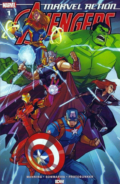 Cover for Avengers (IDW, 2018 series) #1 [Cover RI-A - Sara Pitre-Durocher]