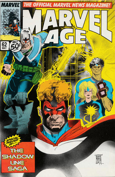 Cover for Marvel Age (Marvel, 1983 series) #62