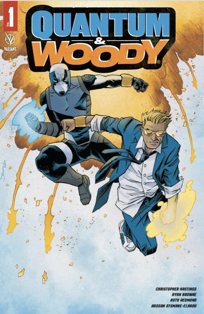 Cover for Quantum and Woody (Valiant Entertainment, 2020 series) #1 [Three Book Set - Regular Cover - Declan Shalvey]