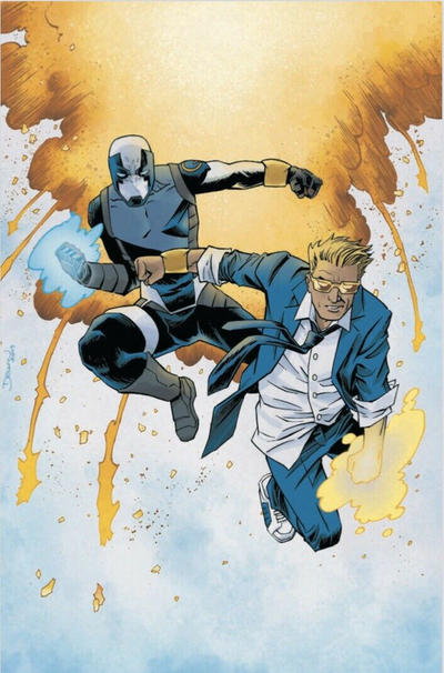 Cover for Quantum and Woody (Valiant Entertainment, 2020 series) #1 [Three Book Set - Virgin Cover - Declan Shalvey]