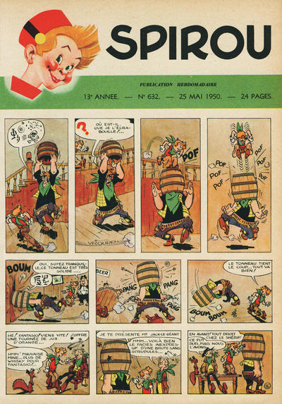 Cover for Spirou (Dupuis, 1947 series) #632