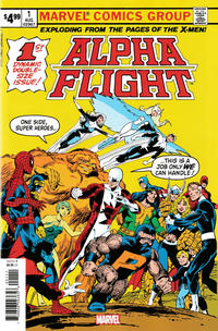 Cover Thumbnail for Alpha Flight #1 Facsimile Edition (Marvel, 2019 series) 