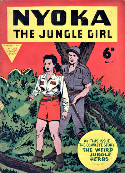 Cover for Nyoka the Jungle Girl (L. Miller & Son, 1951 series) #87