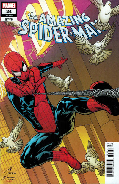 Cover for Amazing Spider-Man (Marvel, 2018 series) #24 (825) [Variant Edition - Joe Quesada Cover]