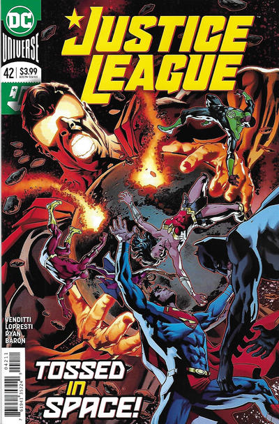 Cover for Justice League (DC, 2018 series) #42 [Bryan Hitch Cover]