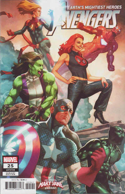 Cover for Avengers (Marvel, 2018 series) #25 (725) [Mary Jane Variant]