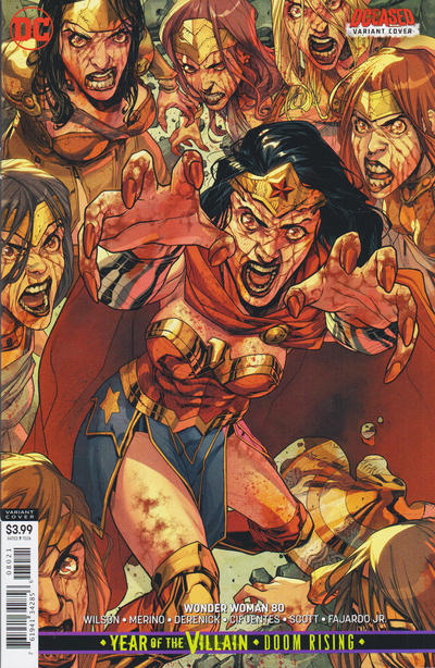 Cover for Wonder Woman (DC, 2016 series) #80 [Neil Googe DCeased Variant Cover]