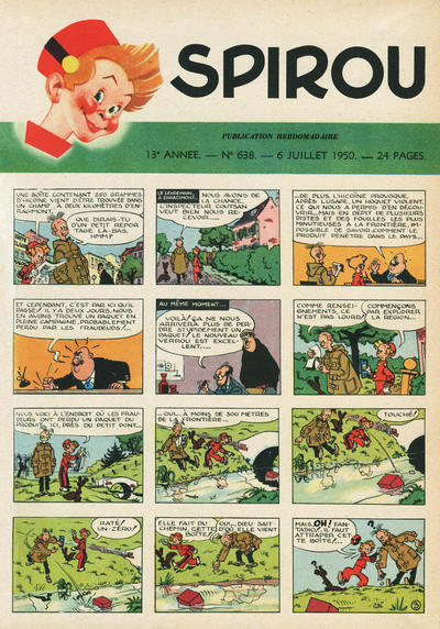 Cover for Spirou (Dupuis, 1947 series) #638