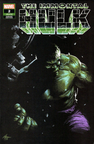 Cover for Immortal Hulk (Marvel, 2018 series) #2 [Fifth Printing - ComicXposure Exclusive - Gabriele Dell'Otto]