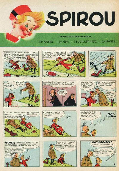 Cover for Spirou (Dupuis, 1947 series) #639
