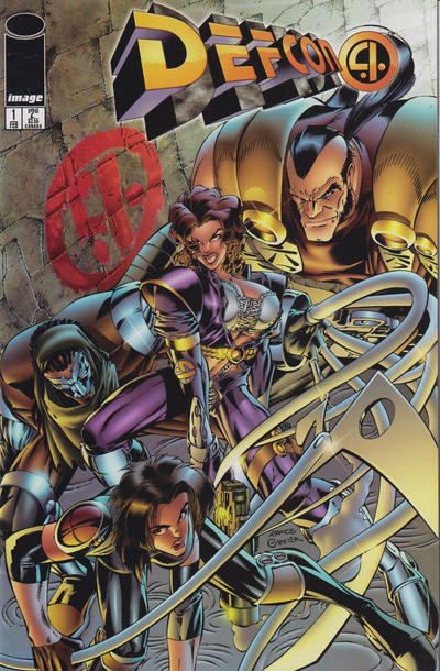 Cover for Defcon 4 (Image, 1996 series) #1 [Defcon 4-Way Cover]