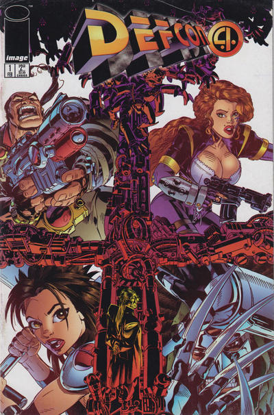 Cover for Defcon 4 (Image, 1996 series) #1 [Defcon 4-Way Cover]