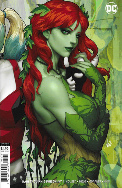 Cover for Harley Quinn & Poison Ivy (DC, 2019 series) #1 [Stanley "Artgerm" Lau 'Poison Ivy' Cardstock Cover]