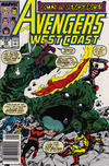Cover Thumbnail for Avengers West Coast (1989 series) #54 [Mark Jewelers]