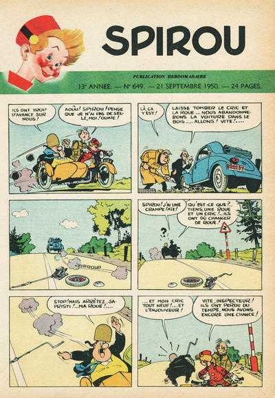 Cover for Spirou (Dupuis, 1947 series) #649
