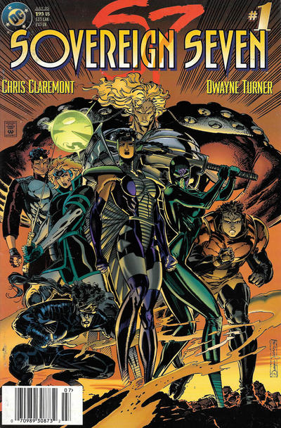 Cover for Sovereign Seven (DC, 1995 series) #1 [Newsstand]