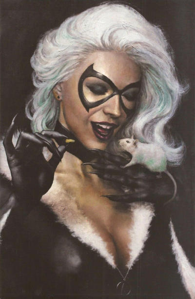 Cover for Black Cat (Marvel, 2019 series) #2 [Unknown Comics Exclusive - Mike Choi Virgin Art]