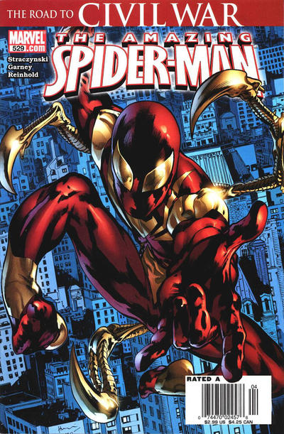 Cover for The Amazing Spider-Man (Marvel, 1999 series) #529 [Newsstand]