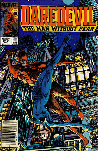 Cover for Daredevil (Marvel, 1964 series) #217 [Newsstand]