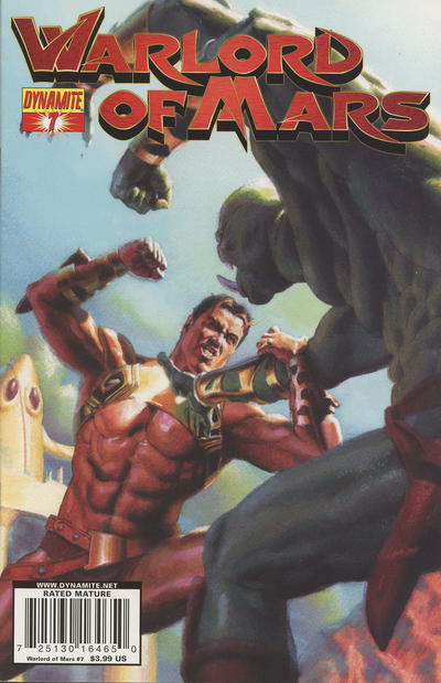 Cover for Warlord of Mars (Dynamite Entertainment, 2010 series) #7 [Cover D - Patrick Berkenkotter]