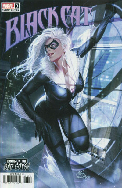 Cover for Black Cat (Marvel, 2019 series) #3 [InHyuk Lee 'Bring on the Bad Guys']