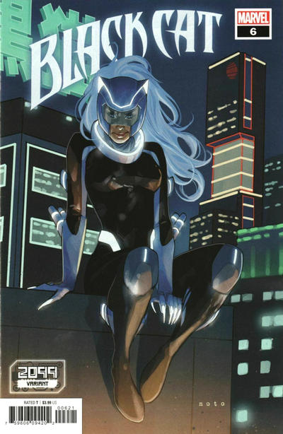 Cover for Black Cat (Marvel, 2019 series) #6 [Phil Noto '2099']