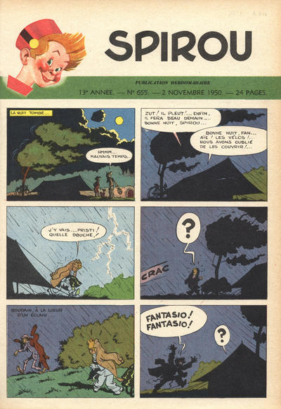 Cover for Spirou (Dupuis, 1947 series) #655