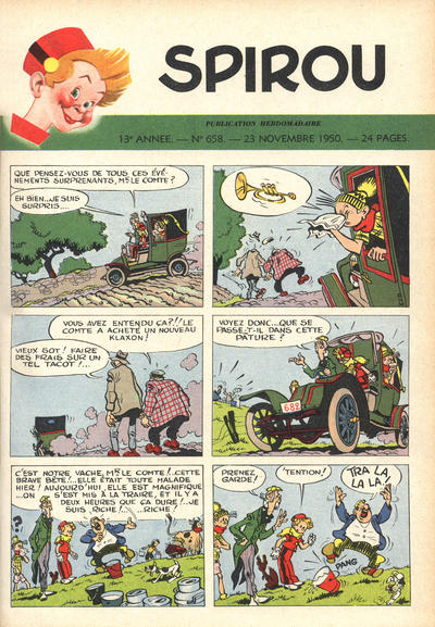 Cover for Spirou (Dupuis, 1947 series) #658
