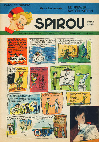 Cover for Spirou (Dupuis, 1947 series) #727
