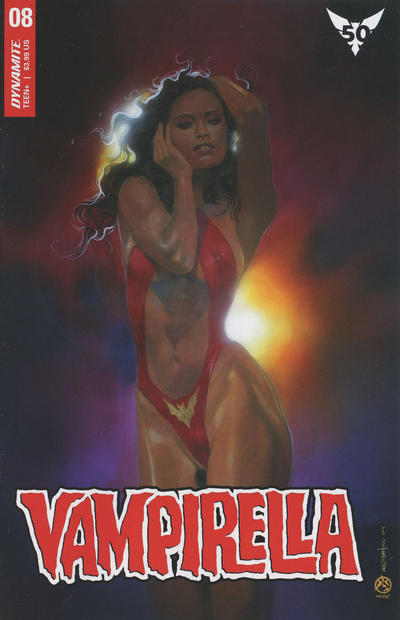 Cover for Vampirella (Dynamite Entertainment, 2019 series) #8 [Cover C Mark Beachum]
