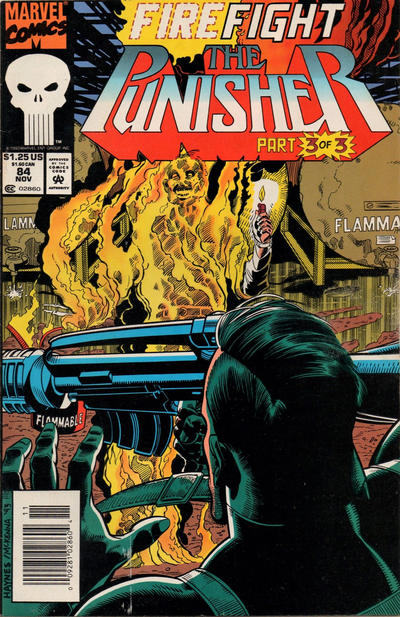 Cover for The Punisher (Marvel, 1987 series) #84 [Newsstand]