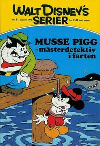 Cover Thumbnail for Walt Disney's serier (Hemmets Journal, 1962 series) #8/1972 - Musse Pigg – mästerdetektiv i farten