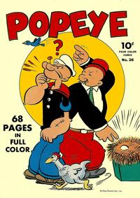 Cover Thumbnail for Four Color (Dell, 1942 series) #26 - Popeye