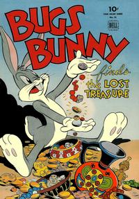 Cover Thumbnail for Four Color (Dell, 1942 series) #51 - Bugs Bunny Finds the Lost Treasure