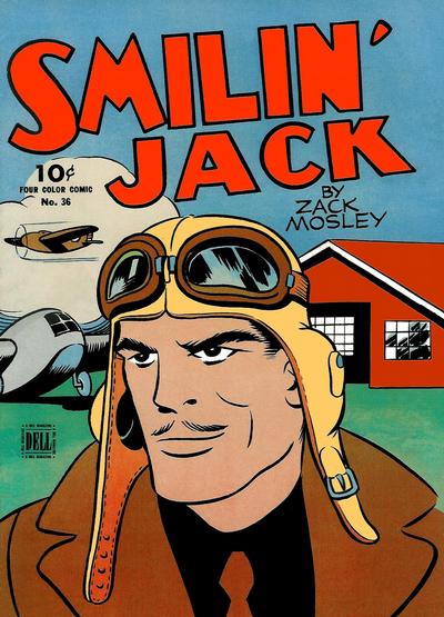Cover for Four Color (Dell, 1942 series) #36 - Smilin' Jack