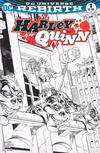 Cover Thumbnail for Harley Quinn (2016 series) #1 [Yancy Street Comics Tom Raney Black and White Cover]
