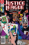 Cover for Justice League America (DC, 1989 series) #43 [Newsstand]