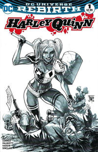 Cover Thumbnail for Harley Quinn (DC, 2016 series) #1 [The Comic Mint Francis Manapul Black and White Cover]