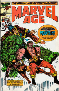 Cover Thumbnail for Marvel Age (Marvel, 1983 series) #65
