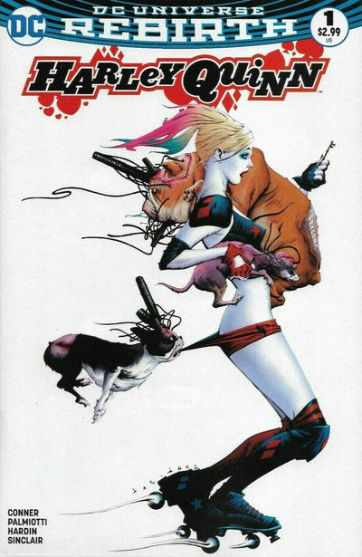 Cover for Harley Quinn (DC, 2016 series) #1 [Dynamic Forces Jae Lee Color Cover]