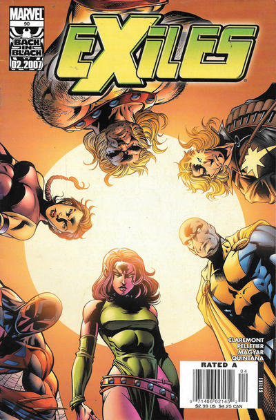 Cover for Exiles (Marvel, 2001 series) #90 [Newsstand]