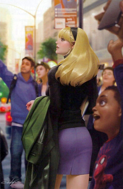 Cover for Gwen Stacy (Marvel, 2020 series) #1 [Jeehyung Lee Virgin Art]