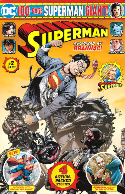 Cover for Superman Giant (DC, 2019 series) #2 [Mass Market Edition]